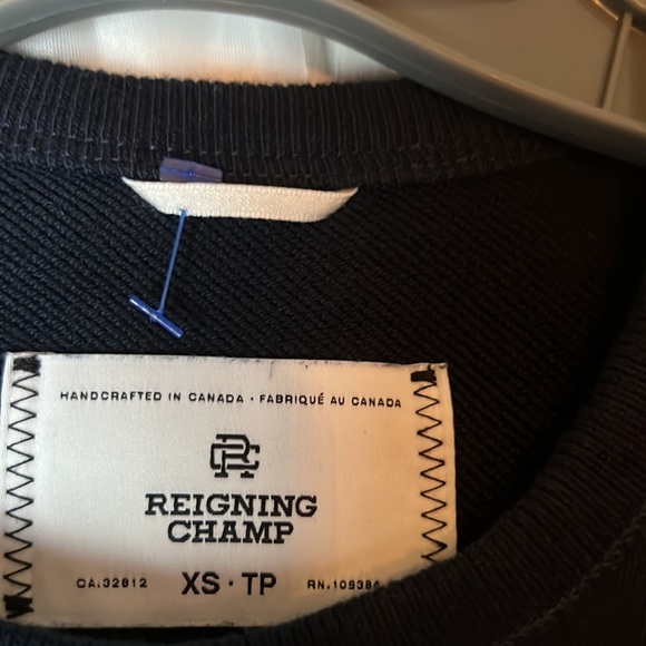 REIGNING CHAMP LIGHTWEIGHT TERRY CREWNECK MEN’S XS-TP Blue - Picture 4 of 9